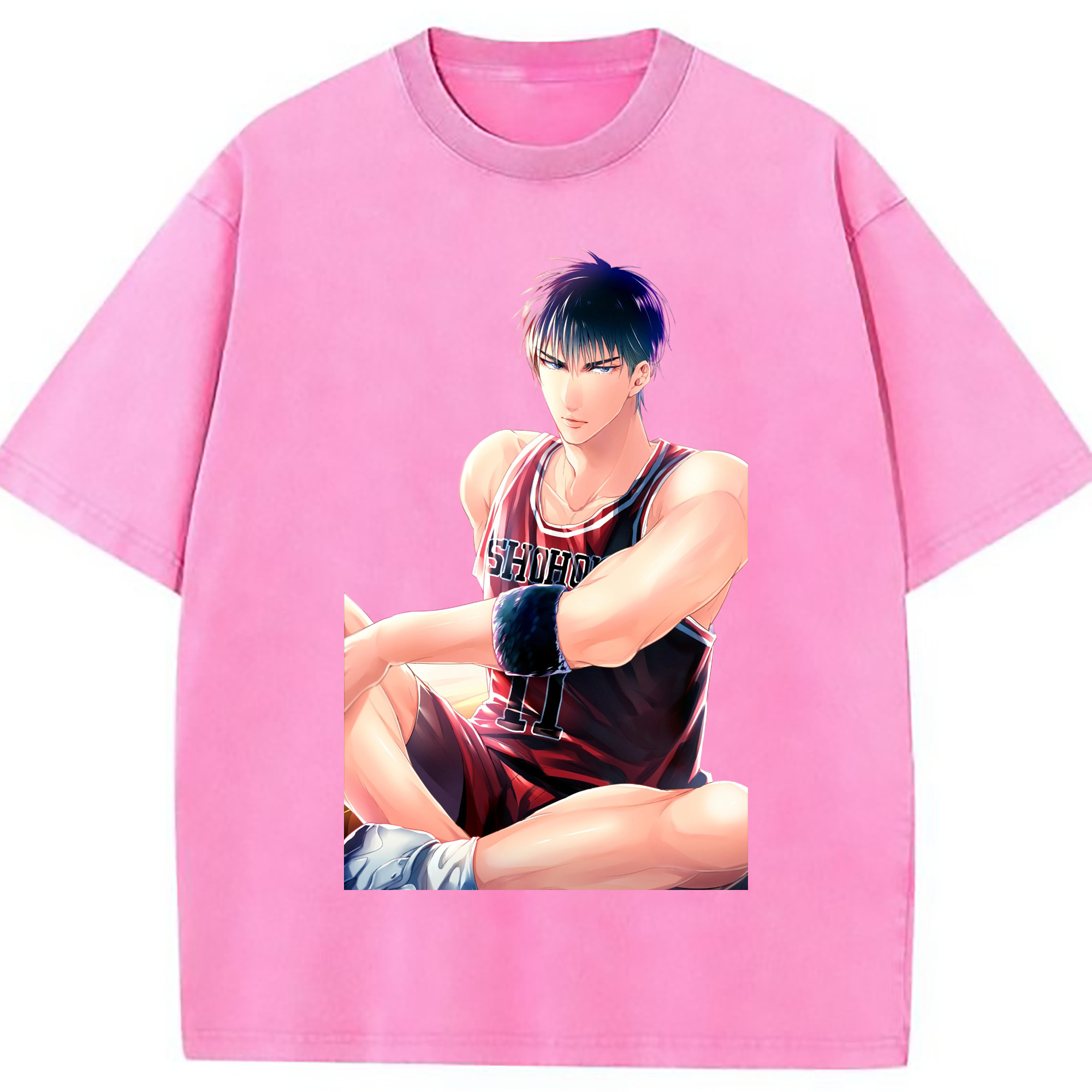 （画像用） SLAM DUNK／スラムダンク 綿100% ヴィンテージ風 半袖Tシャツ（フロントプリント）